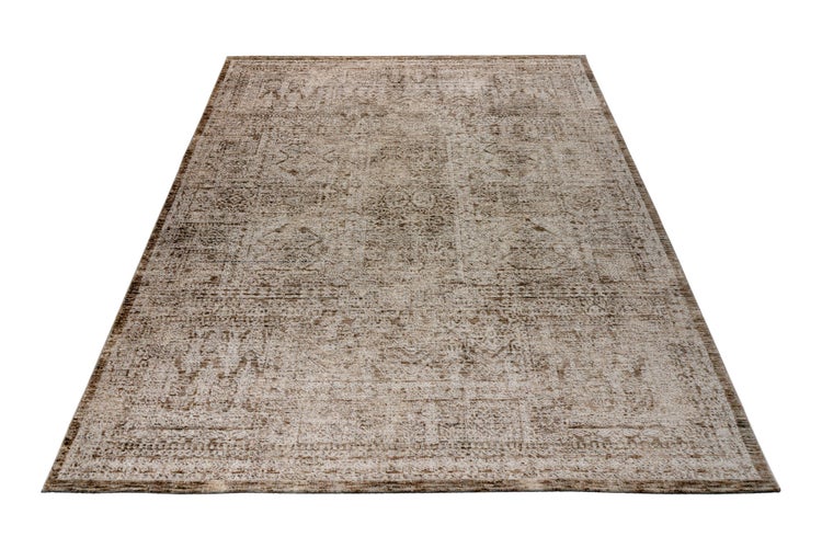 Rechteckiger Teppich im Vintage Design mit orientalischem Muster