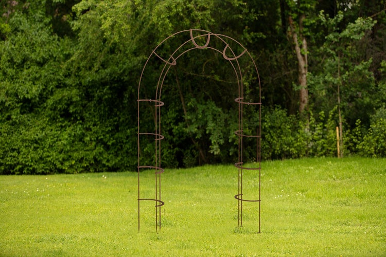 Rosenbogen ELEO Caserta 160x40x240 cm Metall unbeschichtet - Edelrost