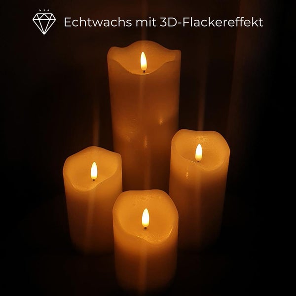 Drei Metall-Kernbohrer in verschiedenen Größen