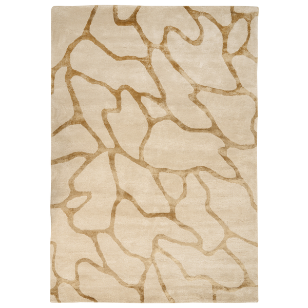 Teppich MAKOLA Beige 160 x 230 cm Viskose