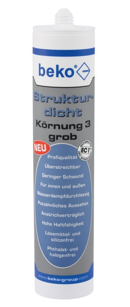 Beko Strukturdichtstoff Körnung 3 grob Kartusche