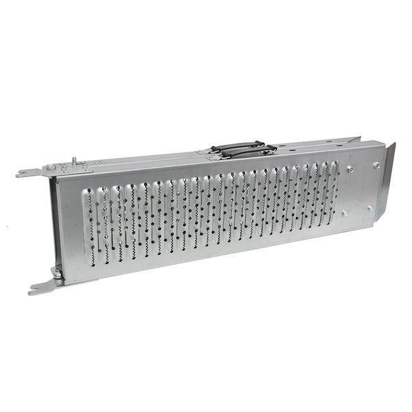 PROREGAL 2x Auffahrrampe Schwerlastrampe TITAN klappbar HxBxT 22,5x160x4,5cm, Traglast 200kg, rutschfeste Oberfläche, Verzinkt, Laderampe