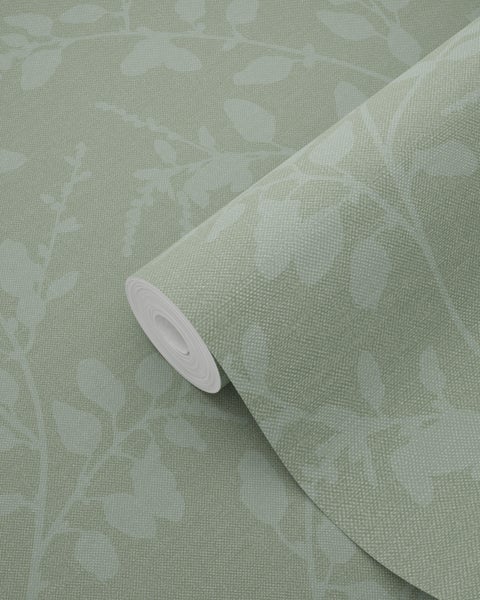 Rolle Tapete mit Blätterdesign