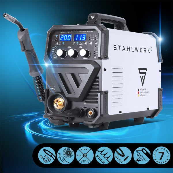 Stahlwerk MIG MAG 200 Spot Puls Pro Schweißgerät