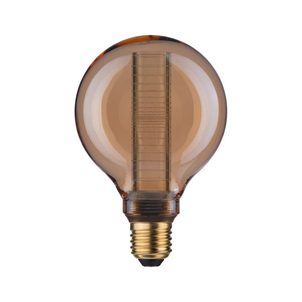 Inner Glow Edition LED Globe Innenkolben Ringmuster E27 230V 230lm 4W 1800K Gold