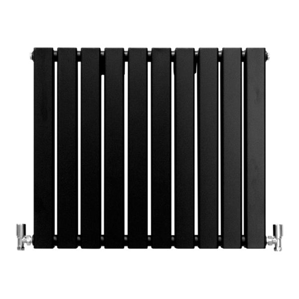 Paneelheizkörper Matte Schwarz 600mm x 700mm
