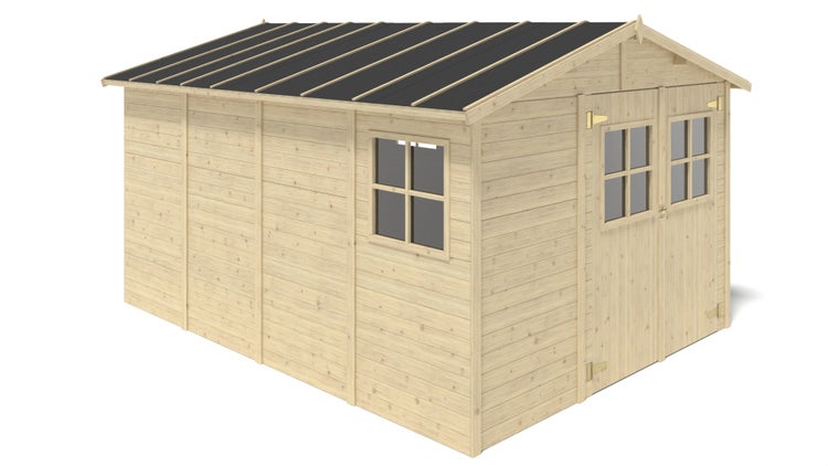Gartenhaus, Gerätehaus 11,95m2 - 3,05x3,92m