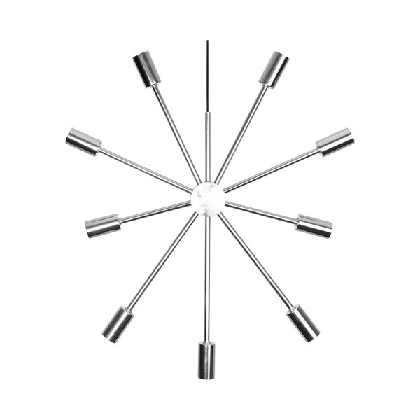 Deckenleuchte mit acht Armen im Sternendesign