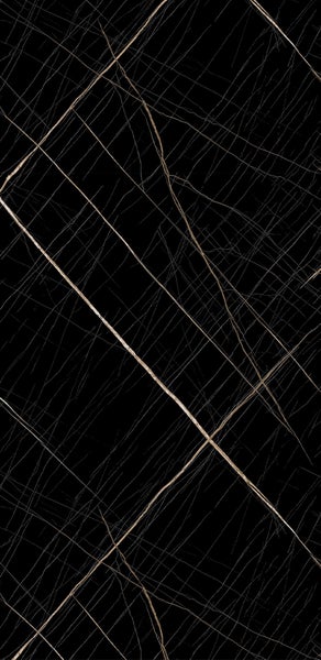 Dekorplatte mit Marmoroptik und goldenen Adern