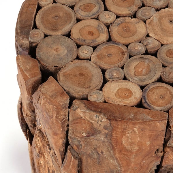 Deko-Säule Malea 40 Treibholz, für Pflanzen, Kerzen naturfarben