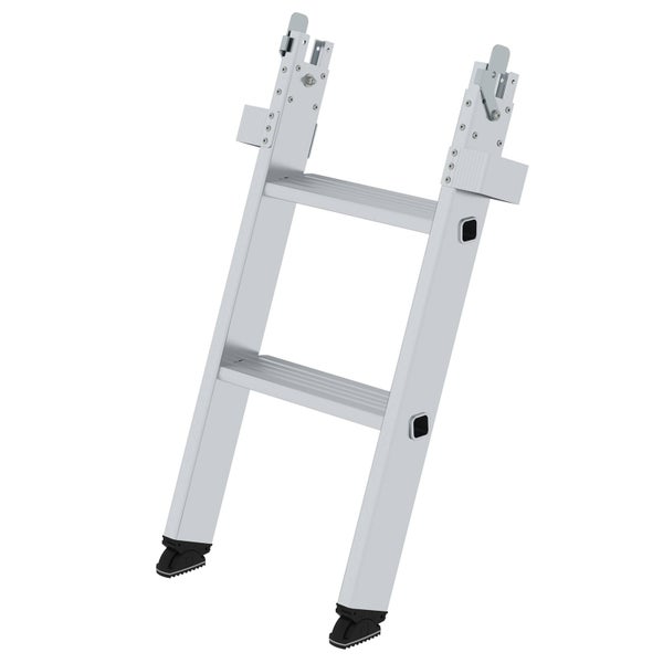 Aluminium-Leiter mit zwei Stufen