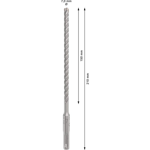 Bosch PRO SDS plus-5X Hammerbohrer 7 x 150 x 210 mm - 2608833787