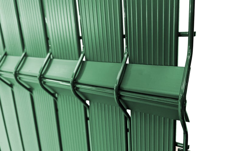 PVC-Sichtschutzlamellen-Set 4m CINTO H.170cm Grün