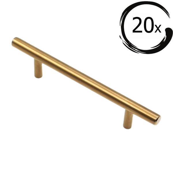 Goldfarbener Möbelgriff im 20er-Pack