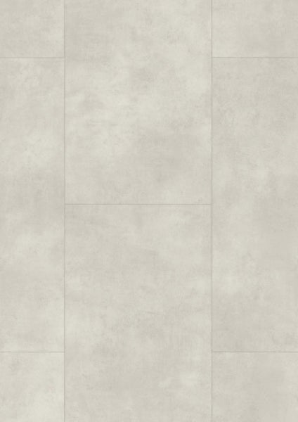 PVC Bodenbelag Meterware hellgrau Betonoptik CV Boden Fliesenoptik 200 cm breit (Meterware)