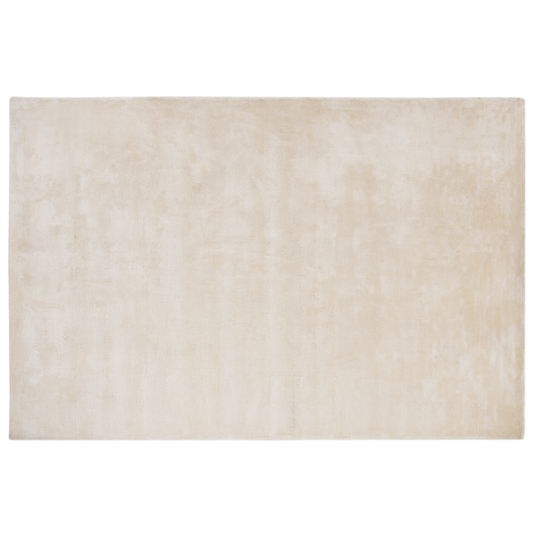 Teppich Viskose hellbeige 160 x 230 cm Kurzflor GESI II