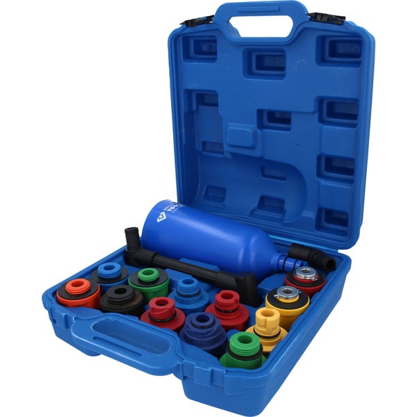 BRILLIANT TOOLS MASTER Öl-Einfülltrichter-Satz mit drehbarem Winkelarm 15tlg. - BT711110