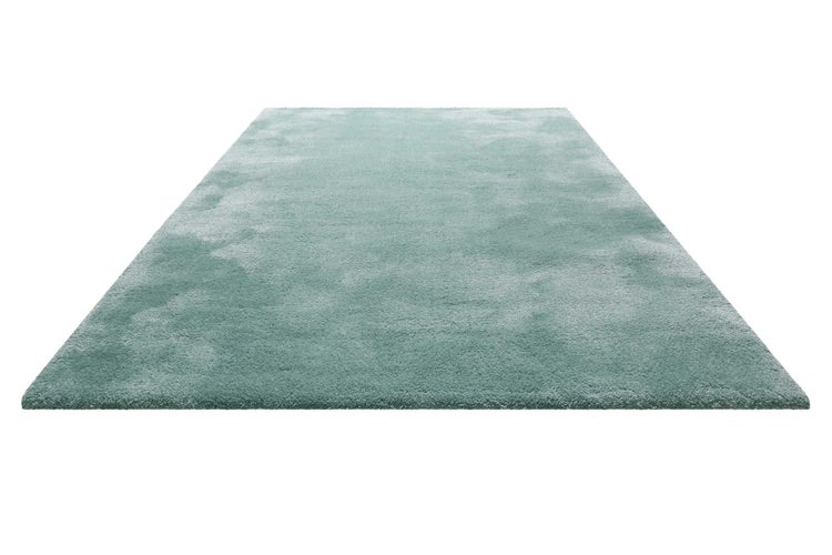 Teppich Türkis Grau Hochflor Pisa Homie Living 120x170 cm