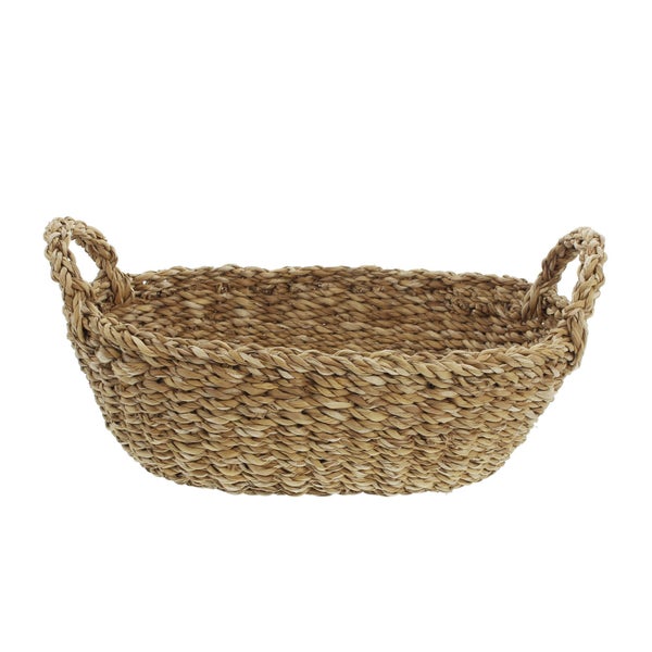 FRANK FLECHTWAREN | Schale Seegras, oval, KORBGEFLECHT, 35 x 25 x 12 cm, ohne Inhalt
