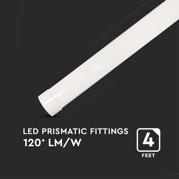 LED Prismenleuchte, 120+ Lumen pro Watt, 4 Fuß