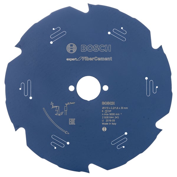 Bosch Kreissägeblatt Expert for Fibre Cement für Handkreissägen 210 x 30 x 2,2 mm 6 - 2608644345