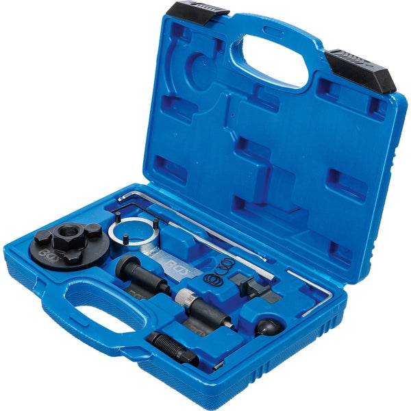 Nockenwellen Arretierwerkzeugsatz im blauen Koffer