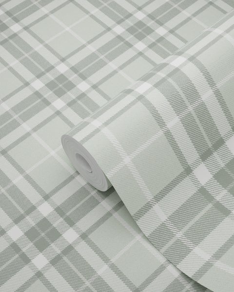 Tapetenrolle mit Karomuster