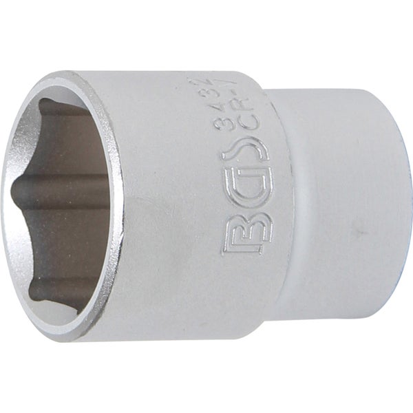BGS Steckschlüssel-Einsatz Sechskant Antrieb Innenvierkant 20 mm (3/4) SW 32 mm - 3432