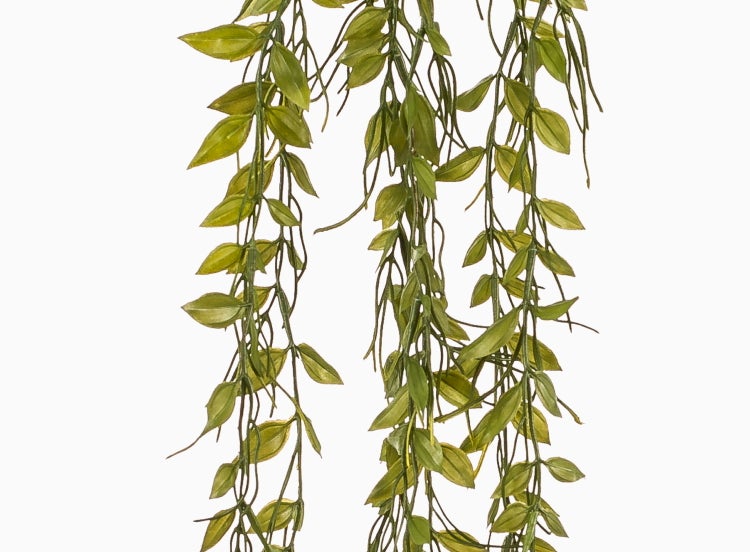 Künstliche Hängepflanze mit langen grünen Blattranken