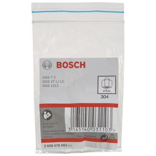Bosch Spannzange mit Spannmutter, 3 mm, für Bosch-Geradschleifer - 2608570082