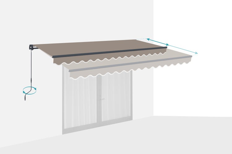 Fünf blaue und orangefarbene Metallregale mit drei Ablageflächen