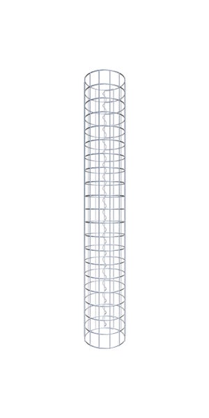 Gabionensäule Durchmesser 22 cm MW 5 x 5 cm rund - Höhe: 100 cm