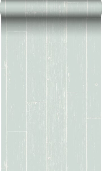 Origin Wallcoverings Tapete Holz-optik Mintgrün - 53 cm x 10.05 m - 347540