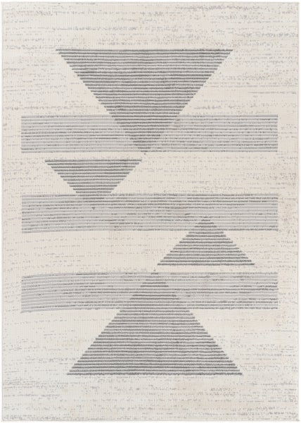 Moderner Skandinavischer Teppich Weiß/Grau 200x275 cm HYEON
