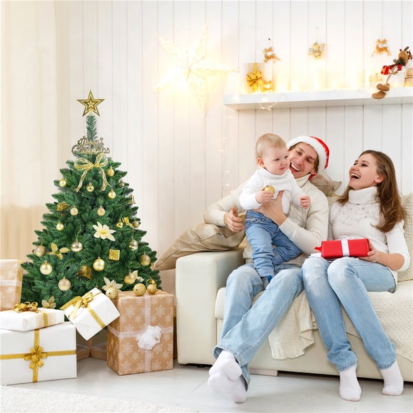 Künstlicher Tannenbaum mit Holzfuß
