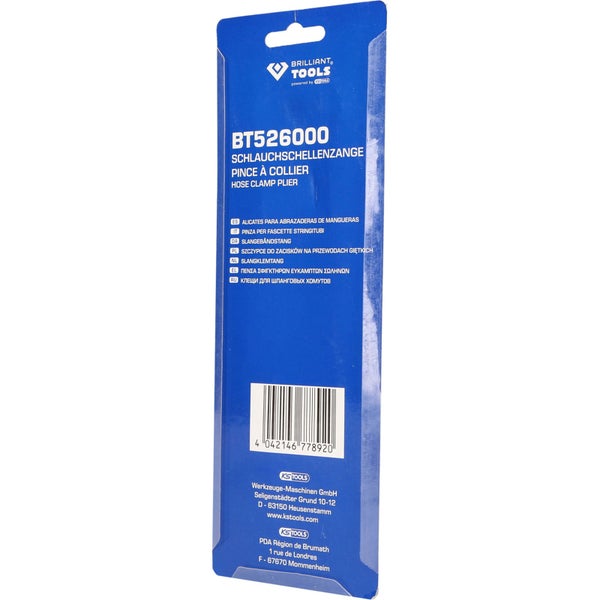 Brilliant Tools Schlauchschellenzange BT526000 Verpackung
