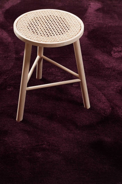 Teppich Bordeaux Rot Hochflor Pisa Homie Living 80x150 cm