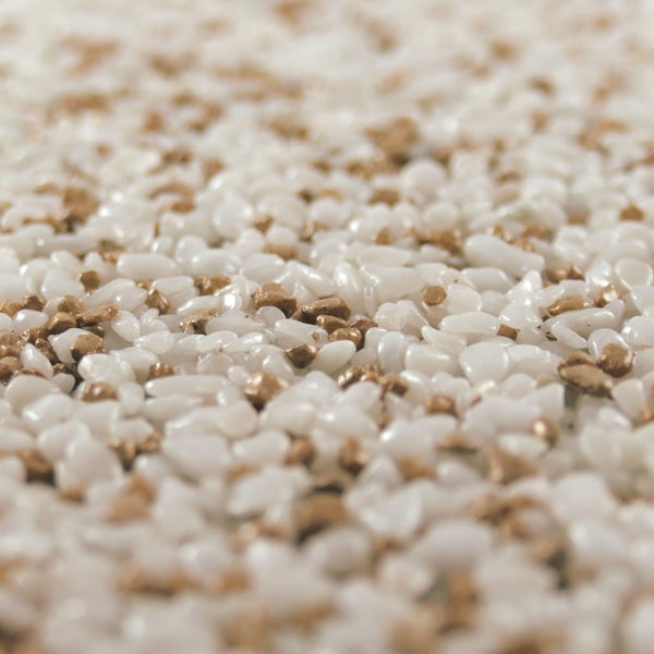Terralith Metallic - Steinteppich metallic mix 400 für 1qm -innen-