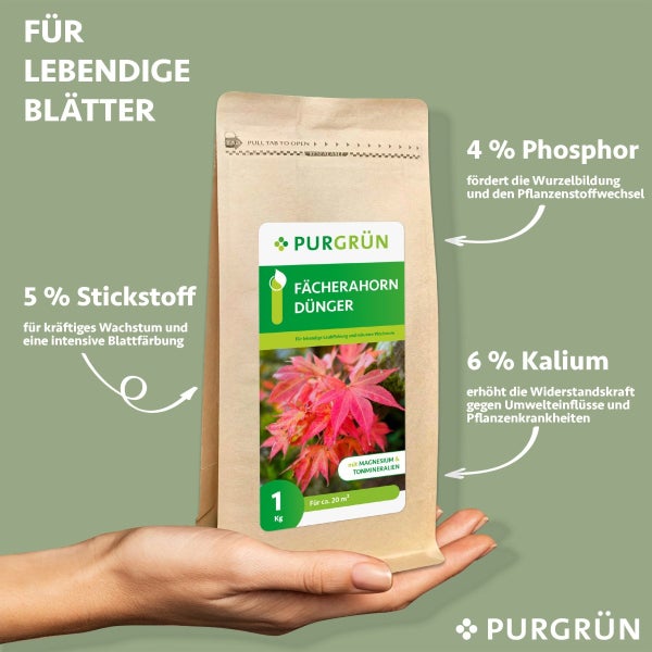 Purgrün Fächerahorn-Dünger 1 kg