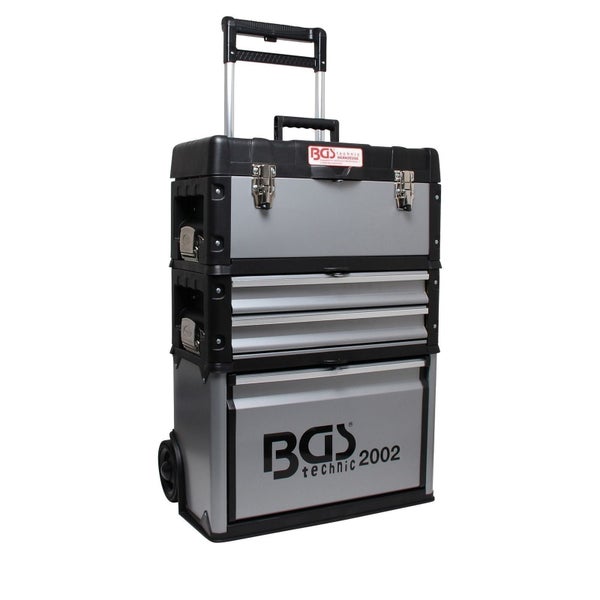 Bessey Figurenschere aus Stahl mit blauen Griffen.