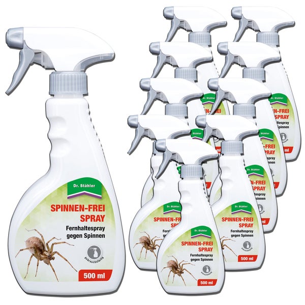 Spinnen-Frei Spray – Effektives Fernhaltemittel gegen Spinnen in Wohnung, Keller, Garage & Auto – Repellent zur Spinnenabwehr & Netzvermeidung