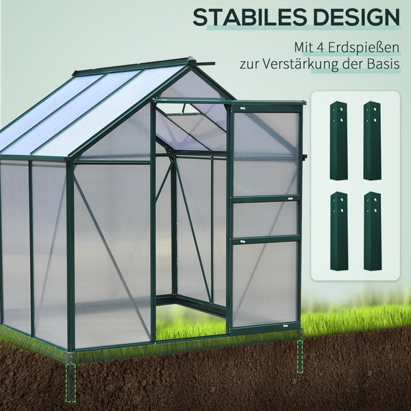 Abbildung eines Pavillons mit den Maßen 2,96 m x 2,2 m und einer Höhe von 2,6 m