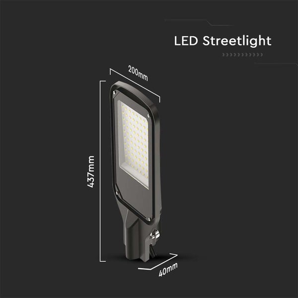 V-TAC VT-15110ST - LED-Straßenleuchten - Schlanke Straßenleuchten - IP65 - 100 Watt - 8700 Lumen -