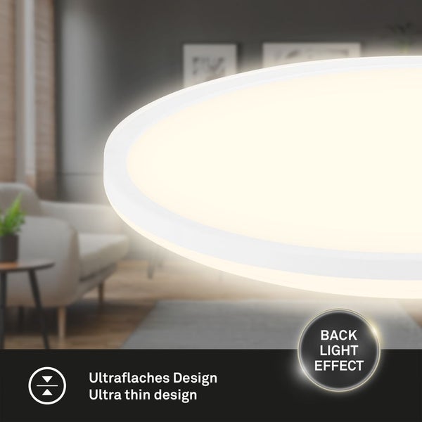 CTS LED panel, with LED backlight, white, 1xLED/22