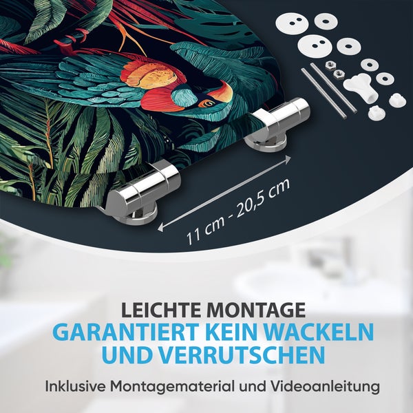 WC-Sitz mit Absenkautomatik Exotic