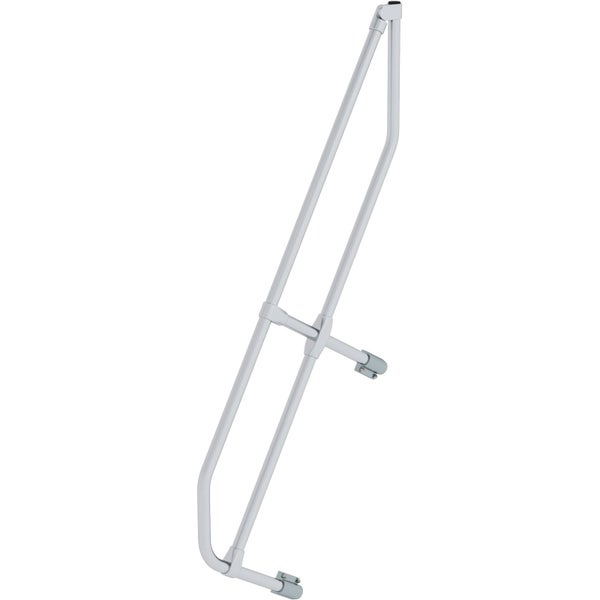 Vier stapelbare Aufbewahrungsboxen aus Kunststoff in Altrosa mit Deckel und Griffen, Fassungsvermögen jeweils 12,5 Liter.