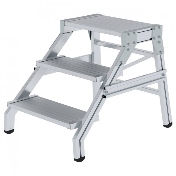 Aluminium Trittstufe mit drei Stufen