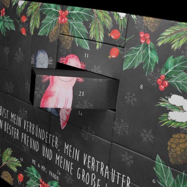 Mr. & Mrs. Panda Befüllbarer Adventskalender Axolotl Freundin - Schwarz