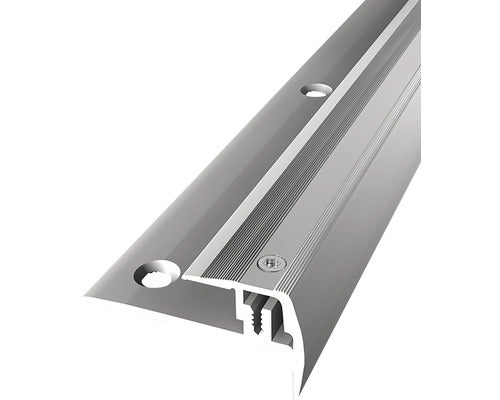 Treppenkantenprofil 320 Ambiente Combi Alu eloxiert silber 100 cm