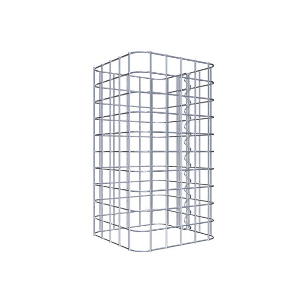 Gabionensäule 27 x 27 cm MW 5 x 5 cm eckig - Höhe: 0,50 m